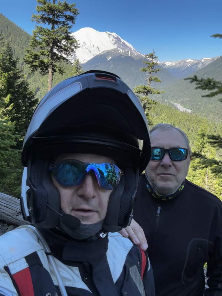 JP and I, the two heroes of this magnificent expedition to Yellowstone and Glacier Park, plus the Canadian border