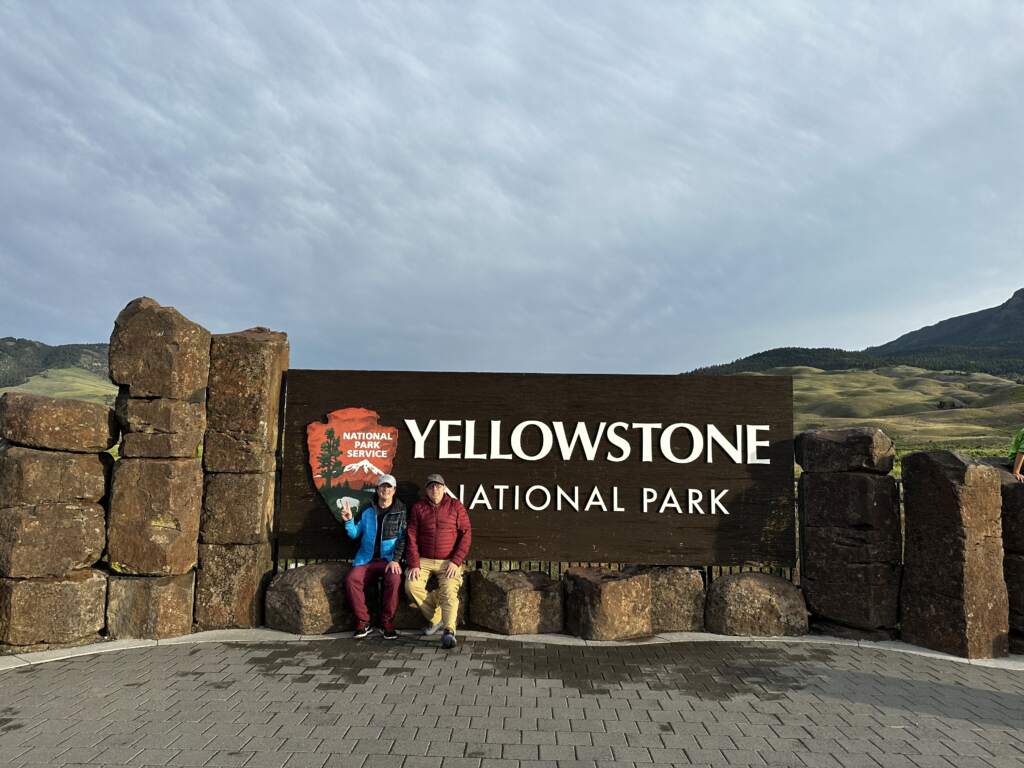 Ya a las puertas de Yellowstone, en Gardiner, UN objetivo del viaje cumplido