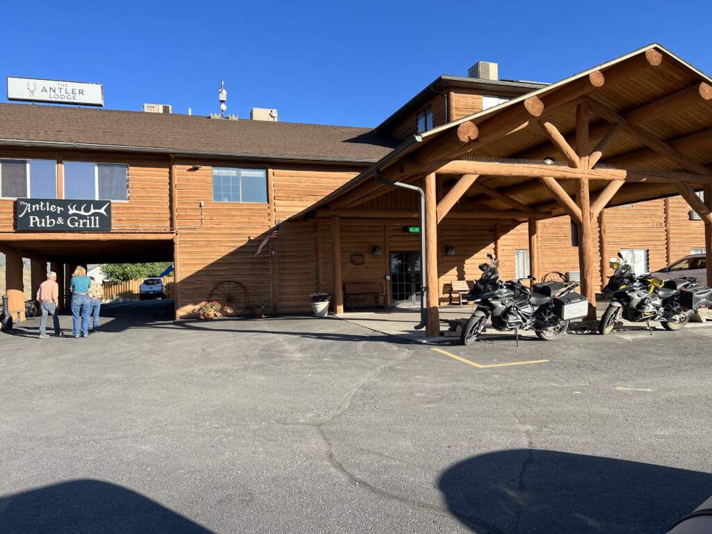 También hoteles normales, como el que estaba a las puertas de Yellowstone.