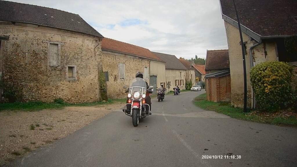Las motos que fuimos a Epernay dede Luxemburgo