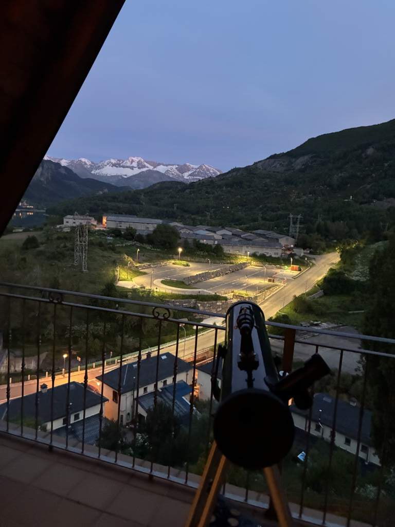Desde el apartamento en Sallen de Gallegohablantes, antes irnos acostar para asi seguir ruta de los Pirineos hasta Saint Girons en Francia
