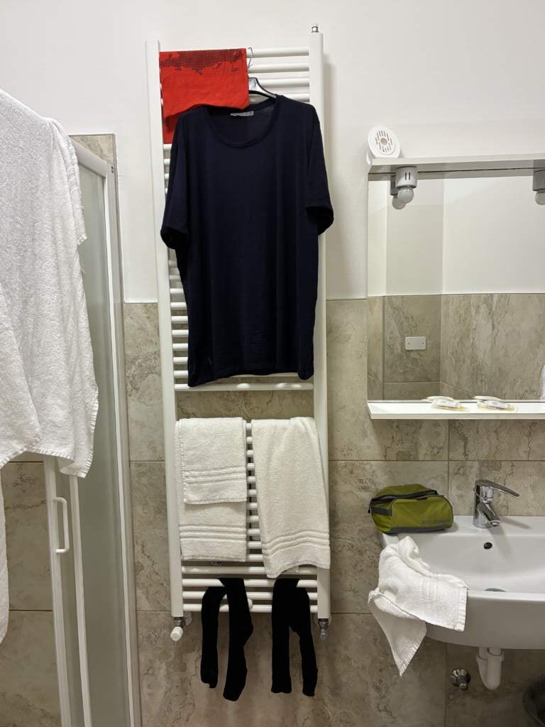 10 minutos después ya estaba todo preparado y secándose en el hotel en barcelona